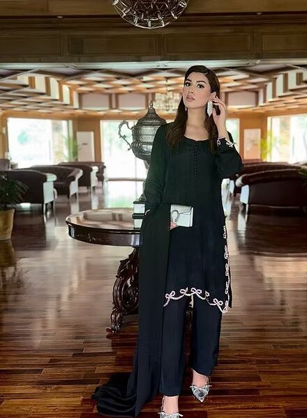 Chandani Raat: 3 Piece Silk Suit