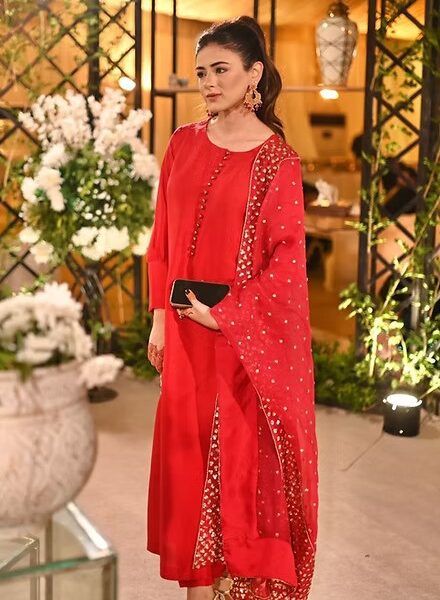 SITARA JAHAN: 3 Piece luxurious silk suit